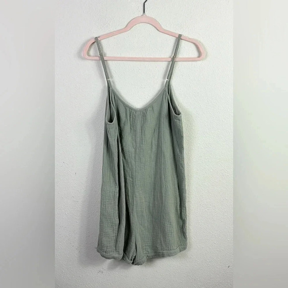 Nation LTD Revolve Mariah Easy Romper in everglades green color size M - Picture 4 of 13